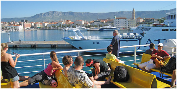 Ferry de Split a Hvar, Croacia