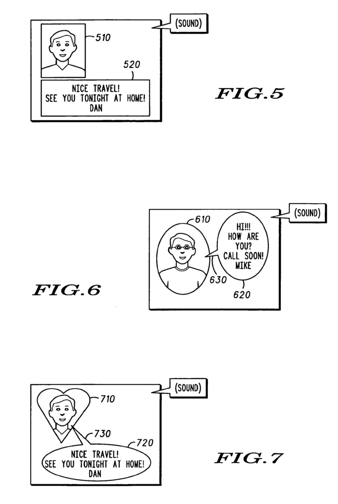 Patente - Image content region reconfiguration data messages and methods therefor 